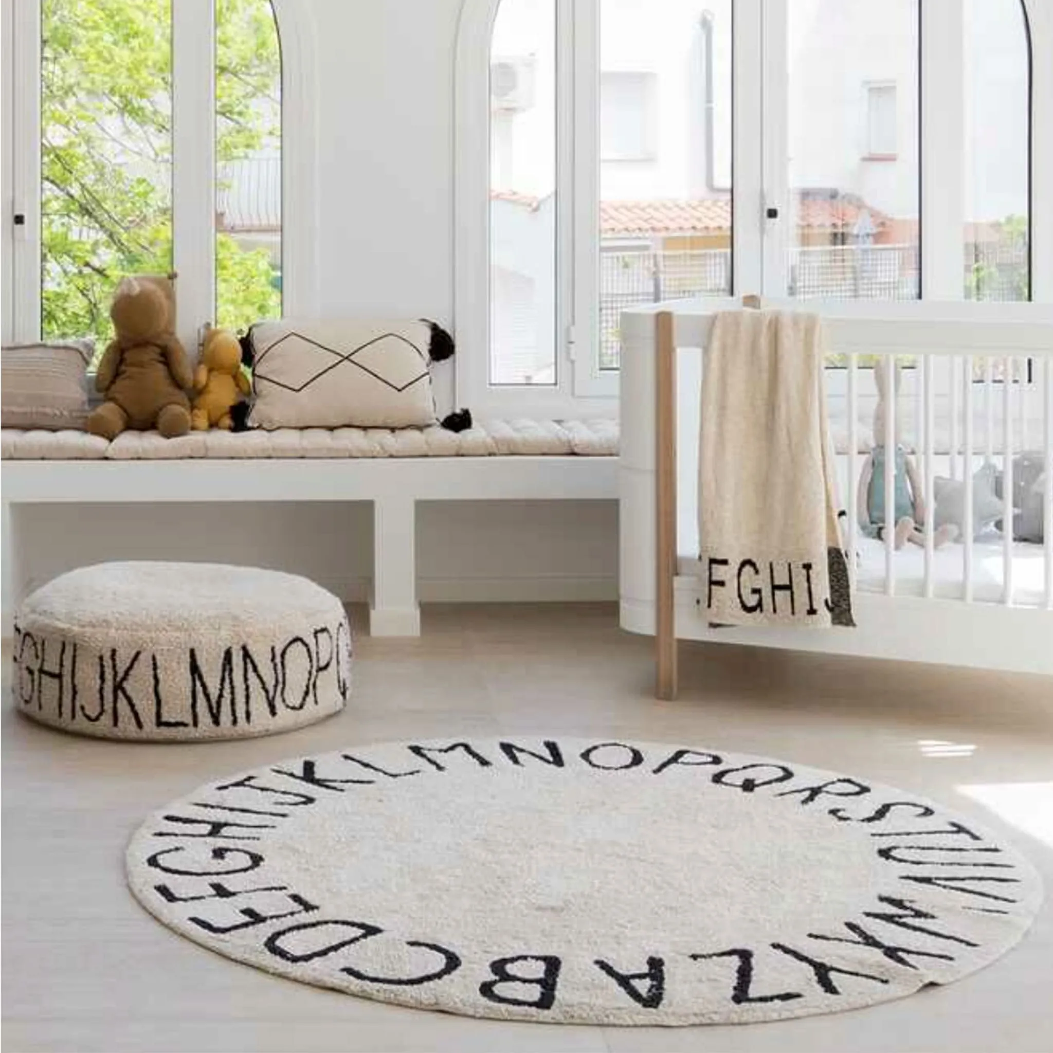 Lorena Canals Pouf Naturel ABC Lorena Canals