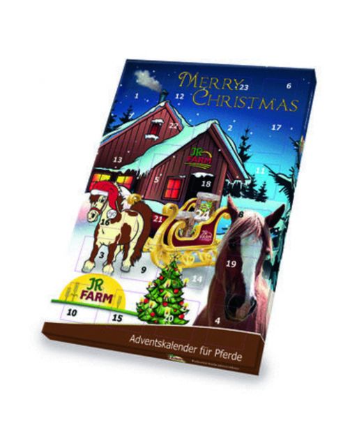 Jr Farm Winter Adventskalender Paard - Paardensnack - 140 g Winter