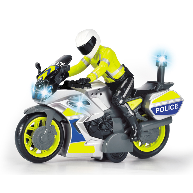 Dickie - Polizei Motorrad blau-silber