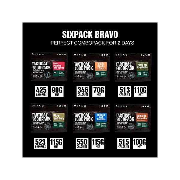 Tactical Foodpack -  Six Pack Bravo