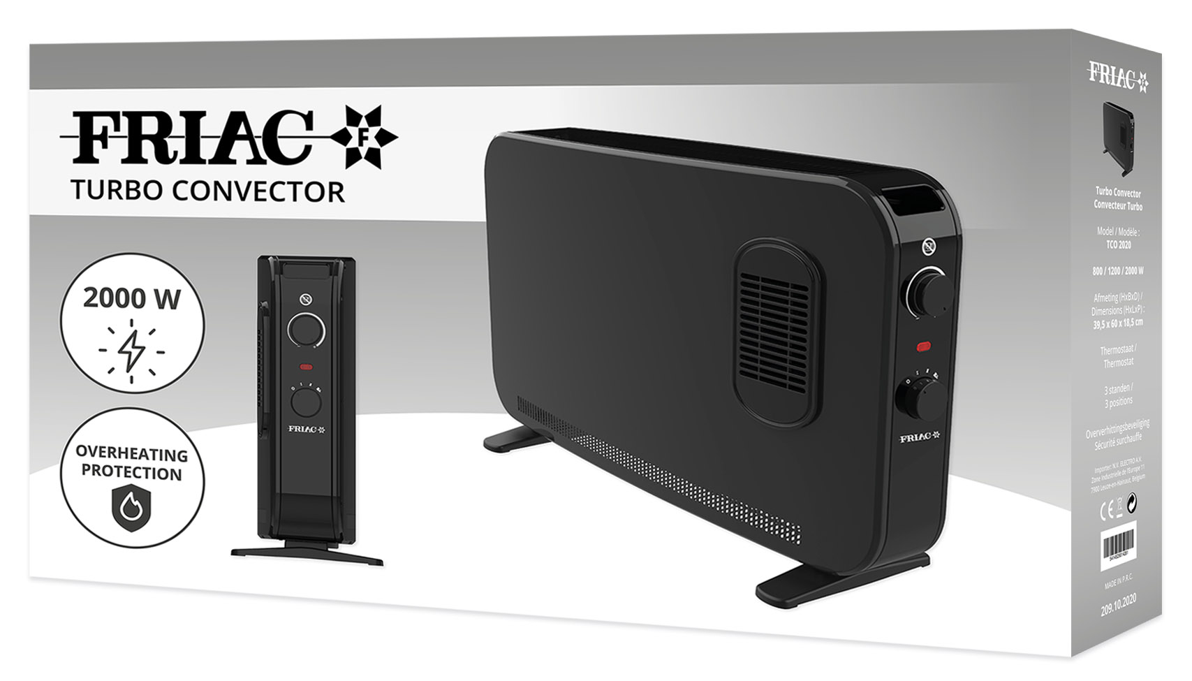 Friac TCO 2020 Turbo Convector - 2000 W