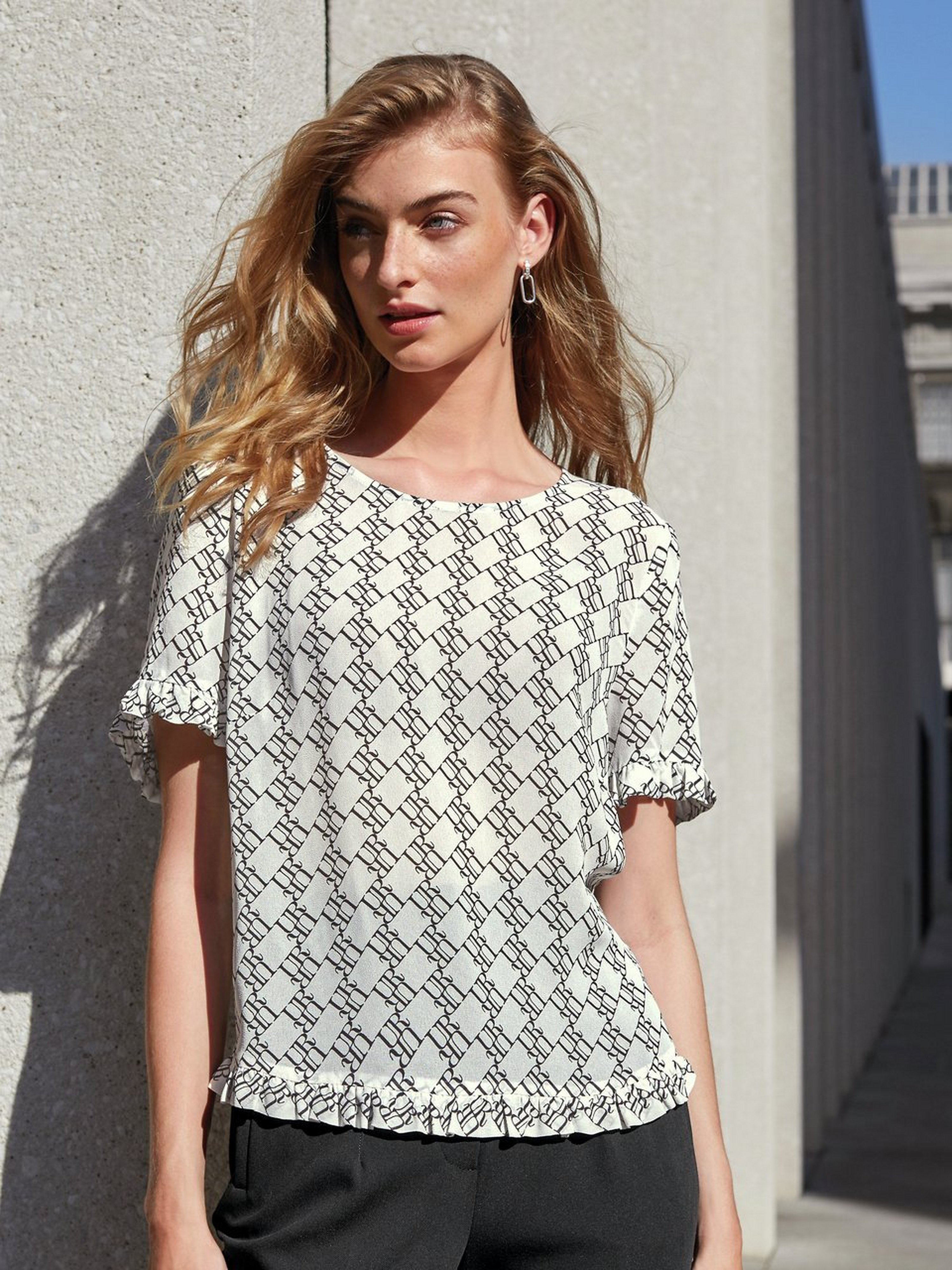Bluse mit 1/2-Arm