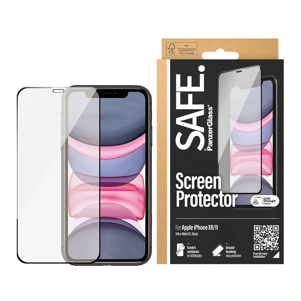 SAFE By PanzerGlass - Screen Protector - Apple iPhone 11/XR - Edge-to-Edge