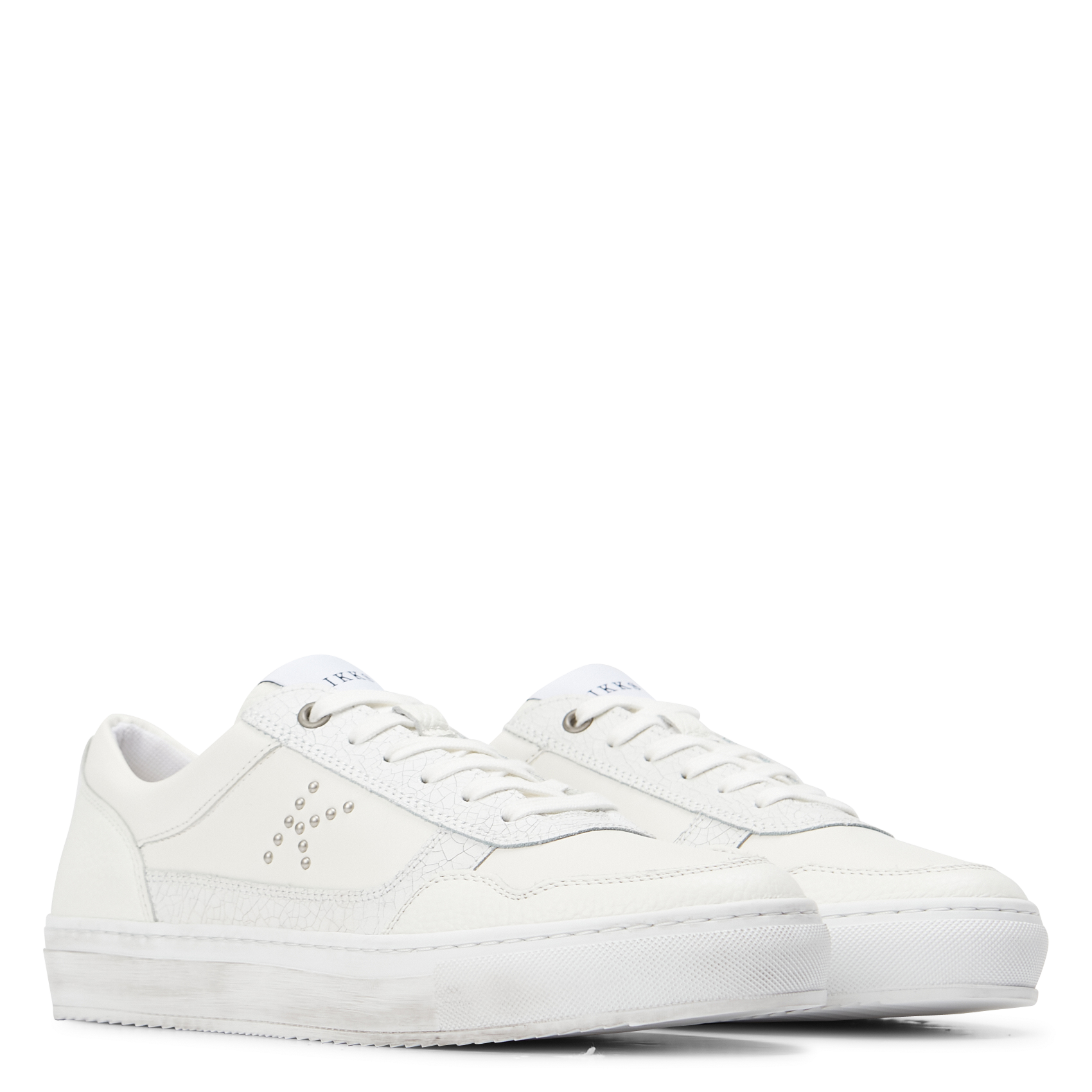 Baskets basses en cuir | Blanc