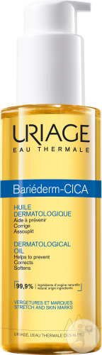 Uriage Bariéderm Cica-Huile Dermatologique Vergetures Et Marques Flacon Pompe 100ml