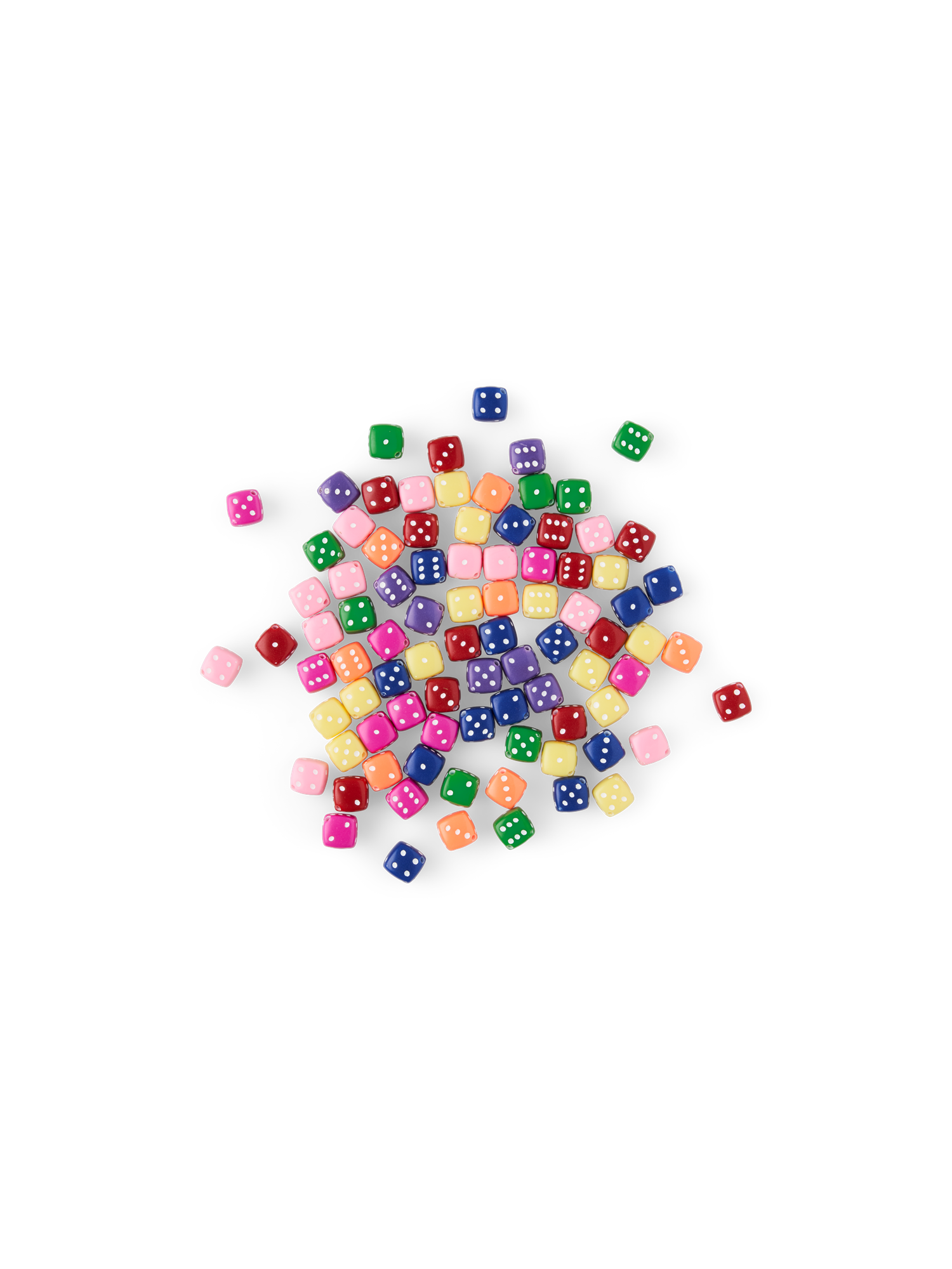 Terningeperler | 40 g. | Multi