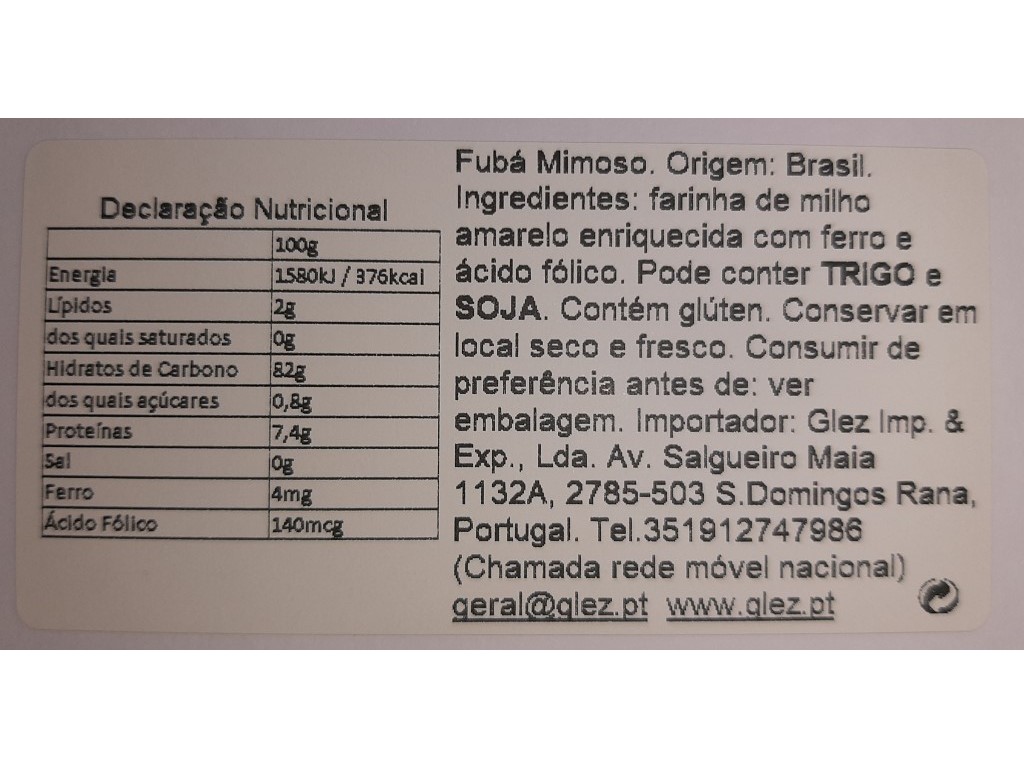 FUBÁ YOKI MIMOSO 500G