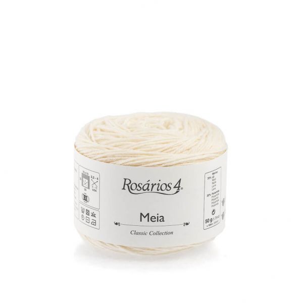 DMC Fio Lã Meia 50G Perola