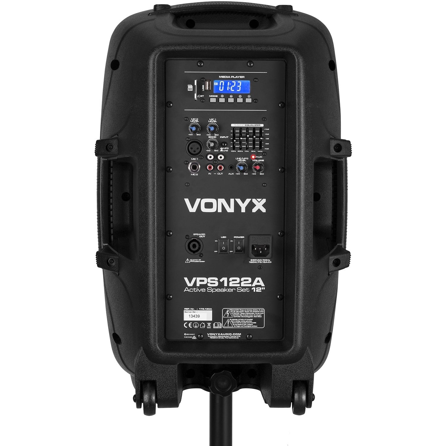 Vonyx VPS122A set + statieven