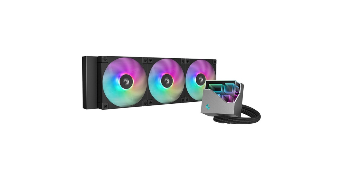 DeepCoolLT360 ARGB waterkoeling  (Zwart, 4-pins PWM fan-connector)