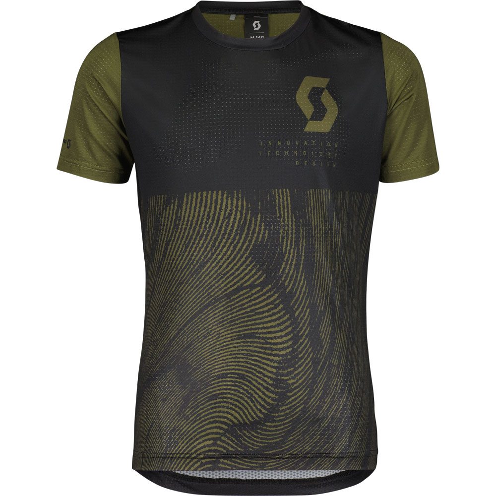 Scott Jr Trail Vertic 10 Radtrikot Kinder schwarz