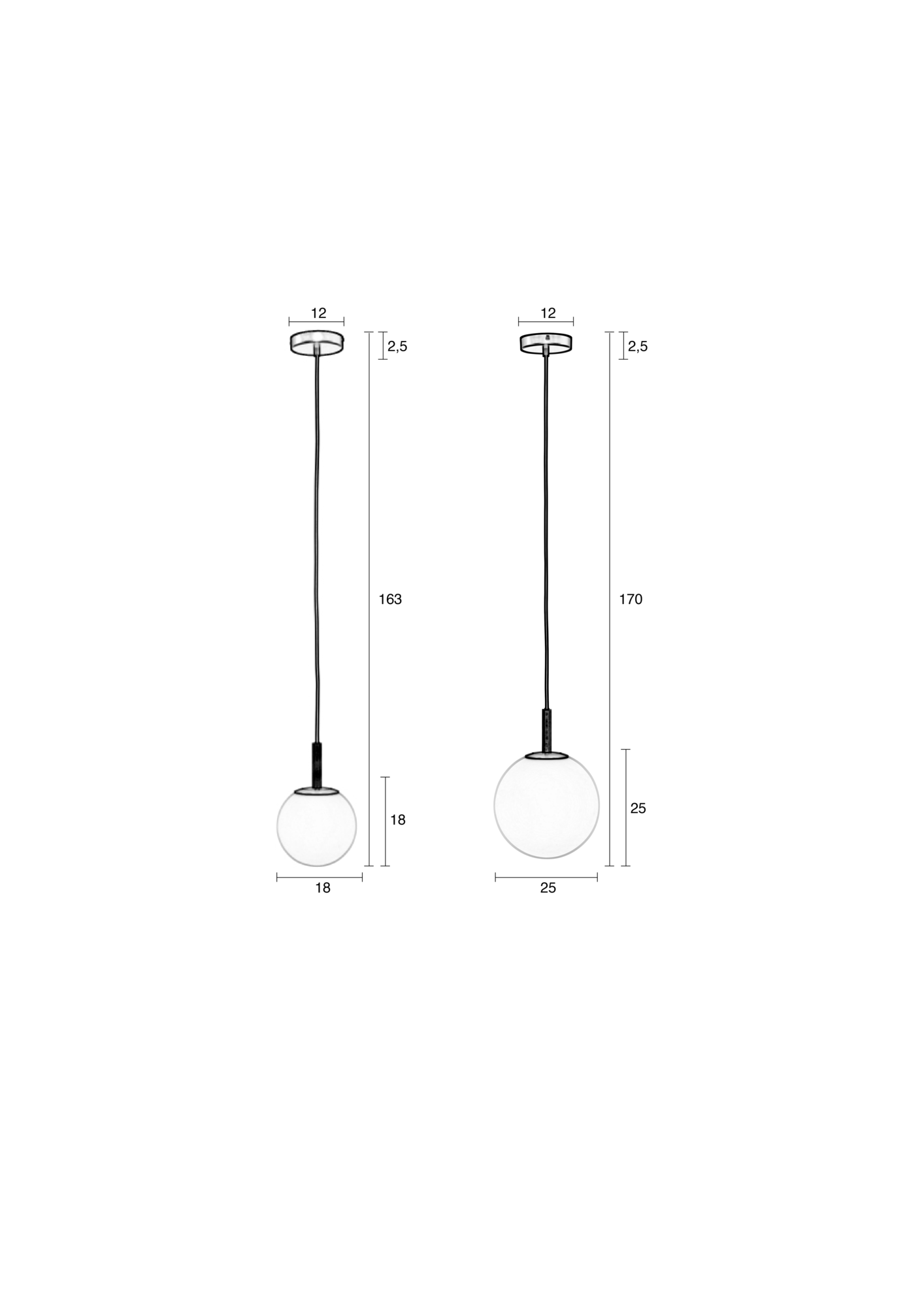 Zuiver hanglamp Orion Zuiver Orion hanglamp '25
