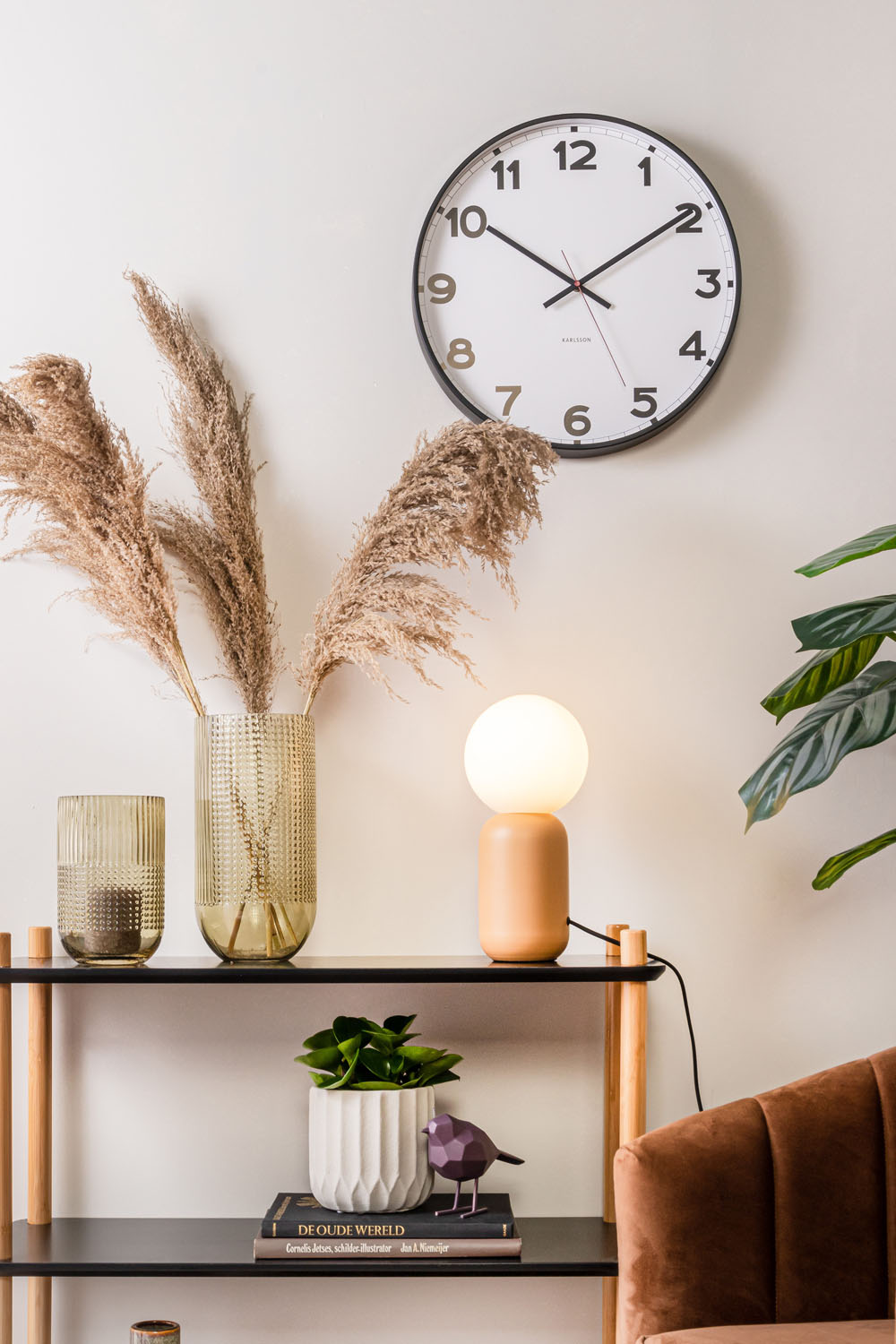 Wall clock New Classic large white