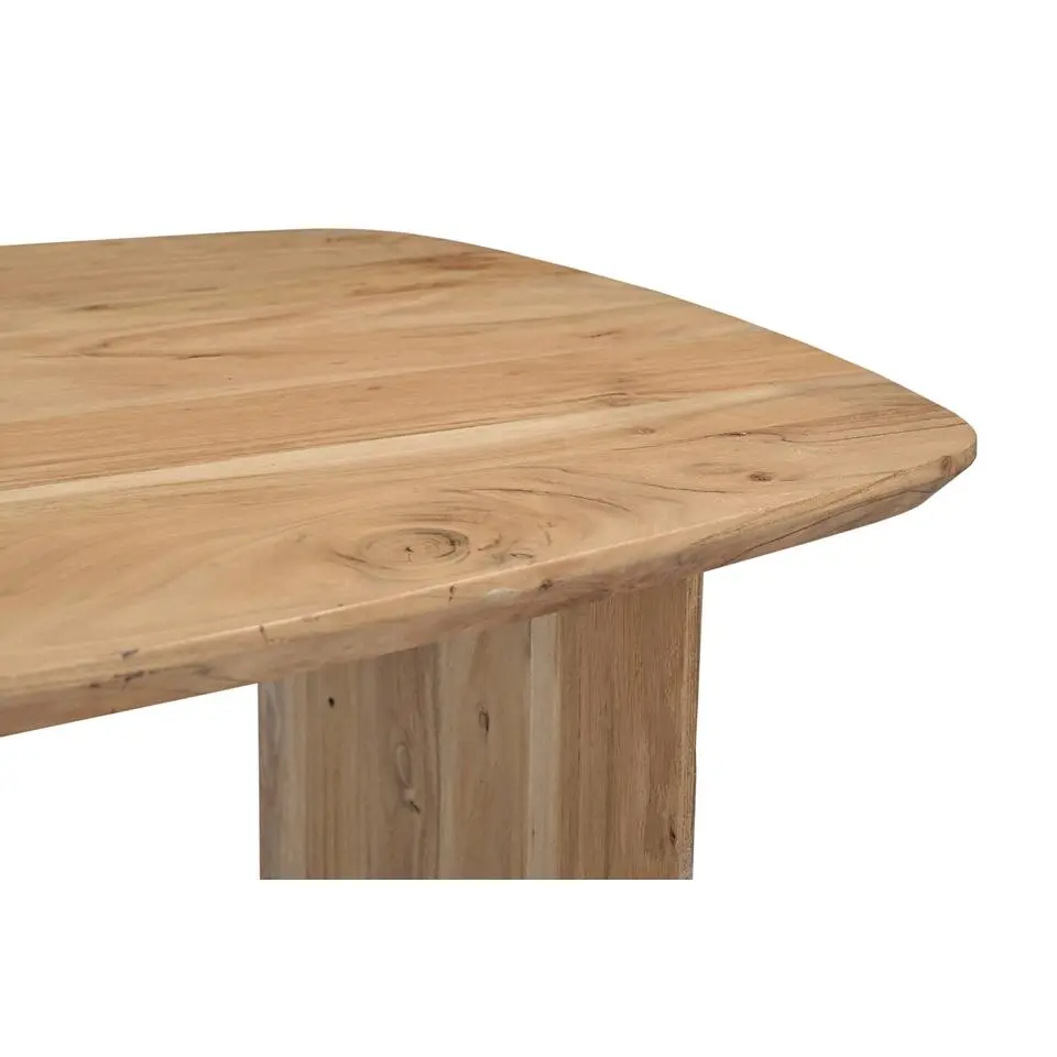 Countertafel Deens Ovaal 150cm - Naturel Acaciahout - Steve