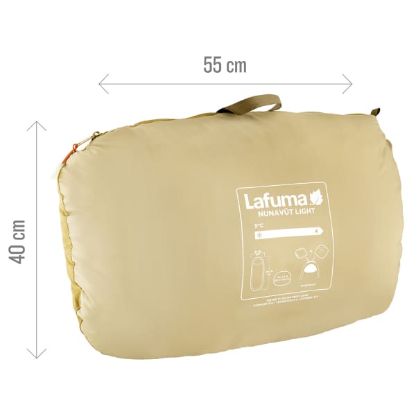 Sac de couchage LAFUMA NUNAVUT ORGA LIGHT SESAME