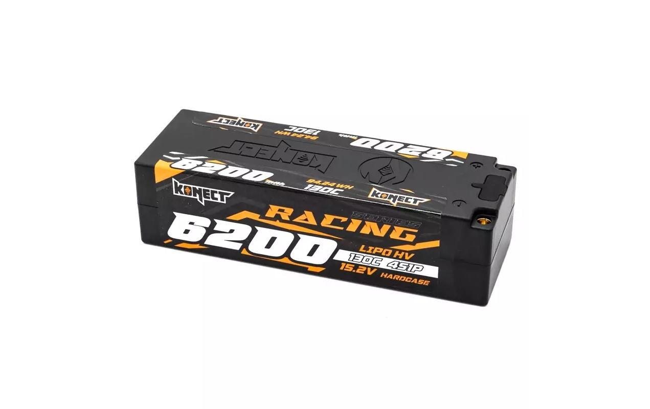 RC-Akku LiHV 6200 mAh 15.2 V 130C Racing Series<br>4S LiPo High Voltage Akku für RC-Fahrzeuge