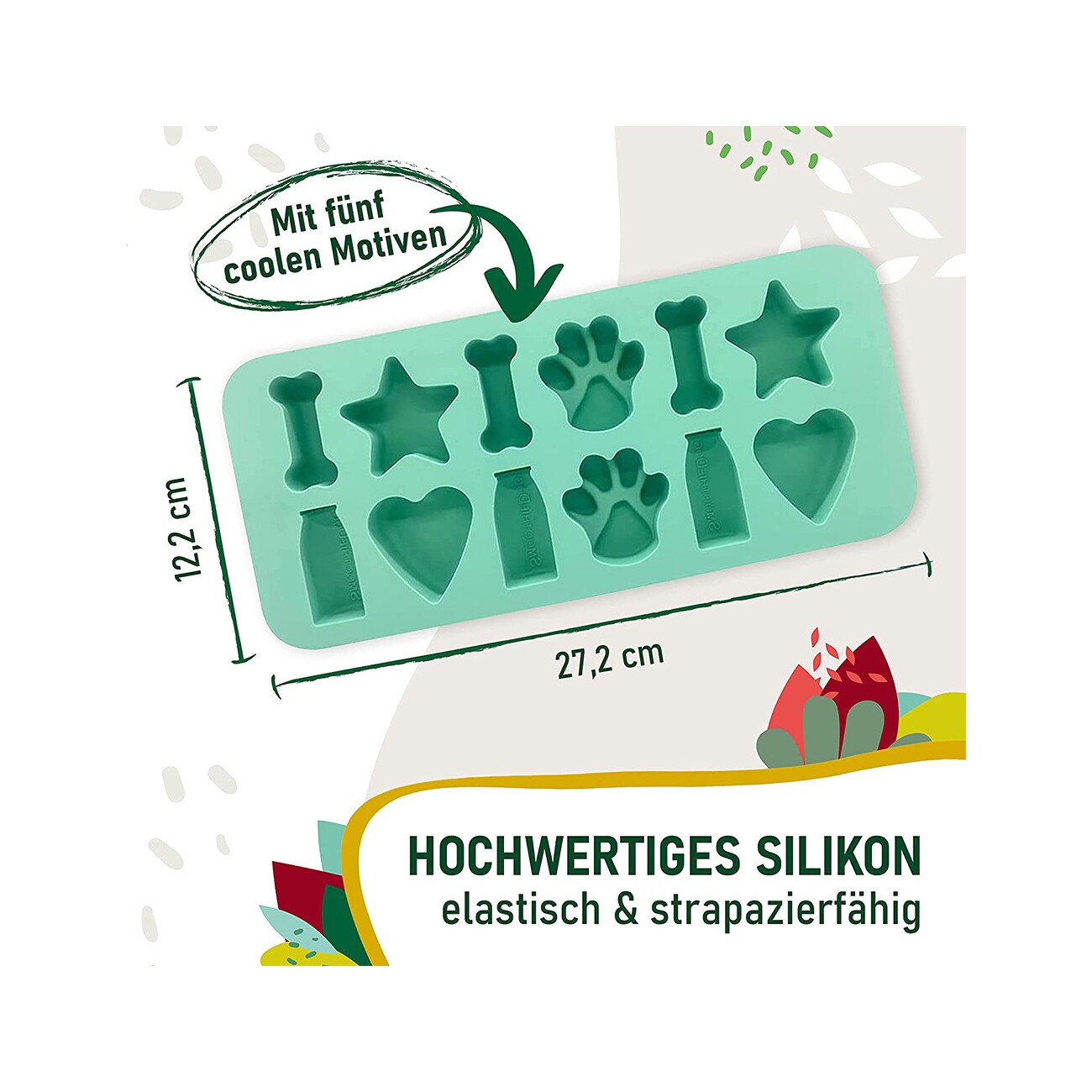 SmoothieDog Ente 6x 250 ml + Eiswürfelform