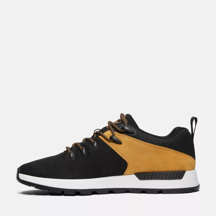 Baskets basses à lacets Sprint Trekker pour homme en noir