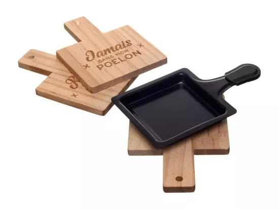 Lot de 4 Supports à Poêlon 