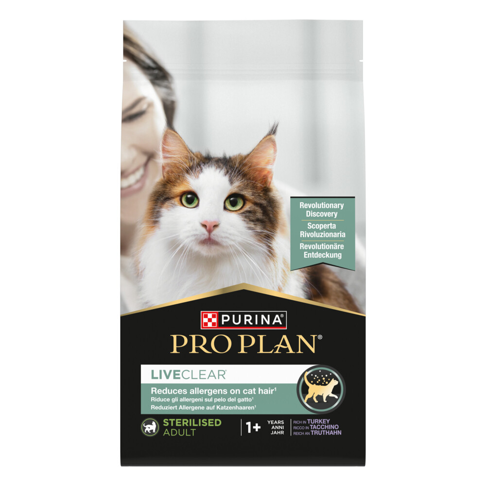 Pro Plan LiveClear Sterilised Adult Kalkoen1,4 kg