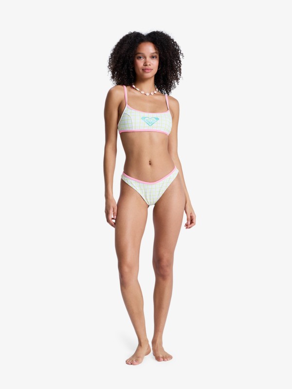 The Swell High Leg Tanga Bas de bikini échancré Blanc Femme