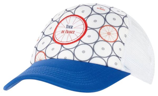 Casquette Tour de France Made In France Blanc Bleu