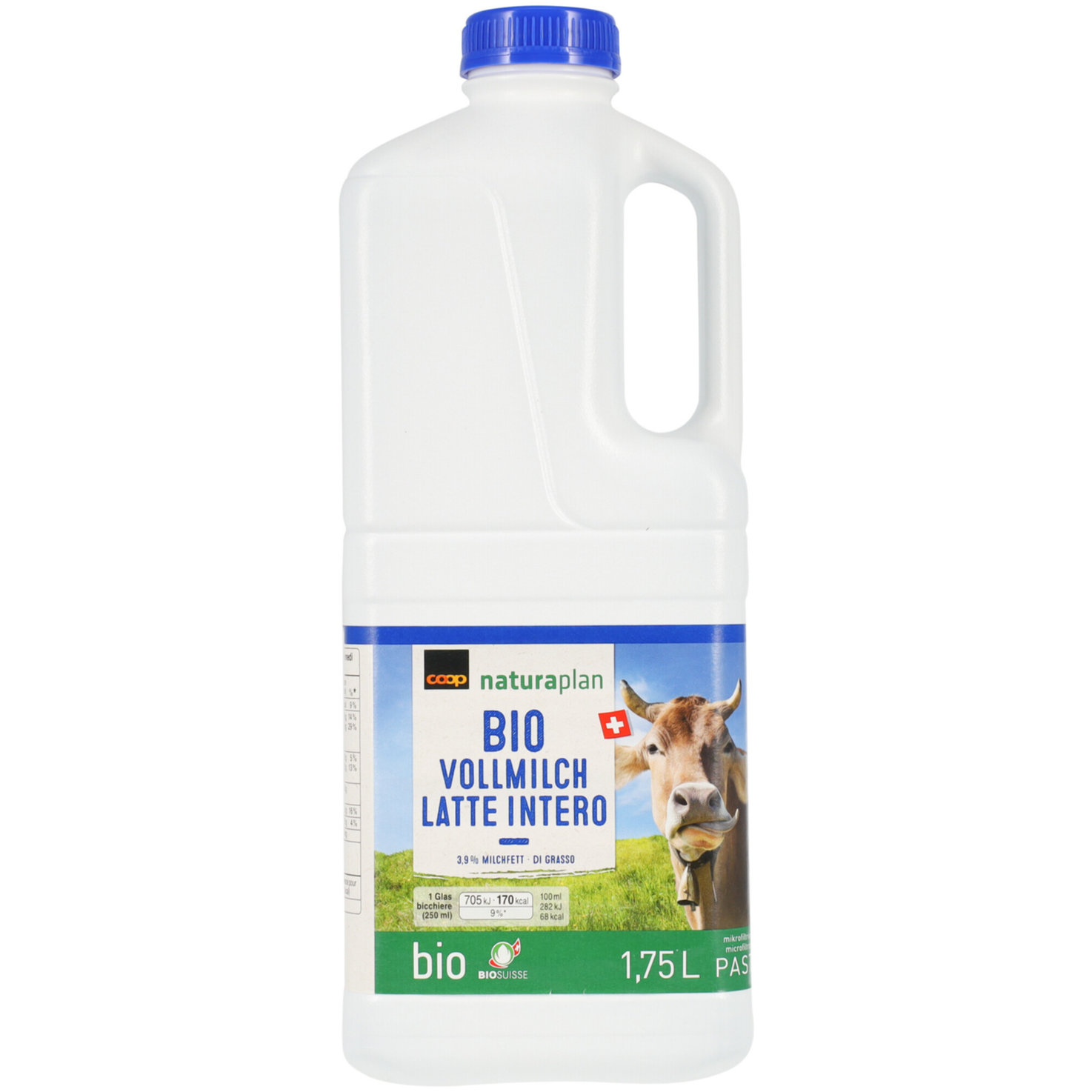 Naturaplan Bio Vollmilch pasteurisiert 3.9% Milchfett