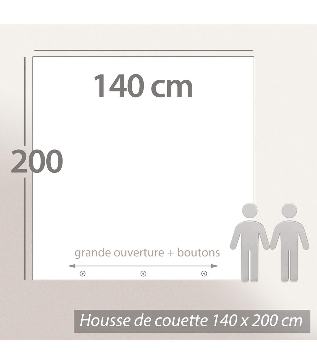 Parure de lit 260x240 cm microfibre LIST bleu 3 pièces