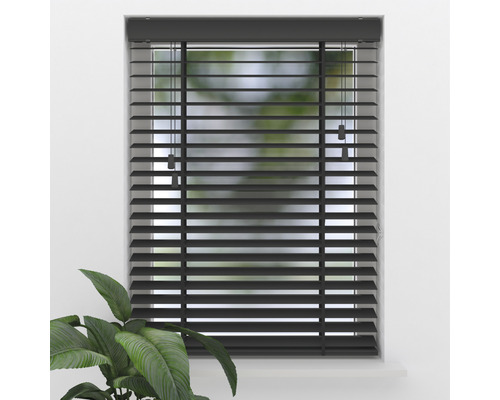 Soluna Bamboe Jaloezie 60x130 cm Zwart