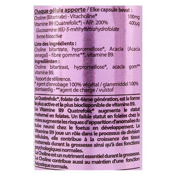 Vit'all+ Vitamina B9 60 cápsulas vegetais