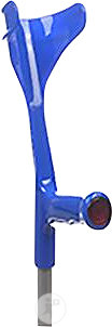 Bota Canne-Béquille Aluminium Model 1 Pour Adultes Maximum 140kg Bleu 1 Piece
