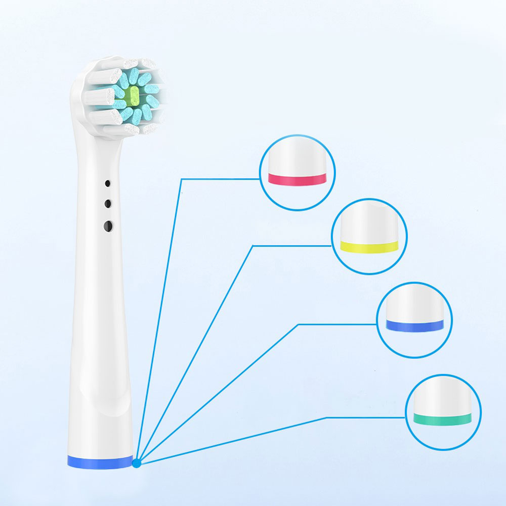 (4er Set) Ersatz Zahnbürstenkopf für Oral-B Elektrische Zahnbürsten