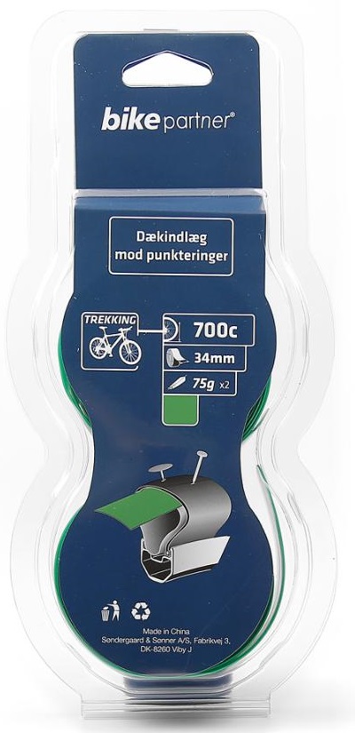 Bike Partner Dækindlæg, 700x37-47C