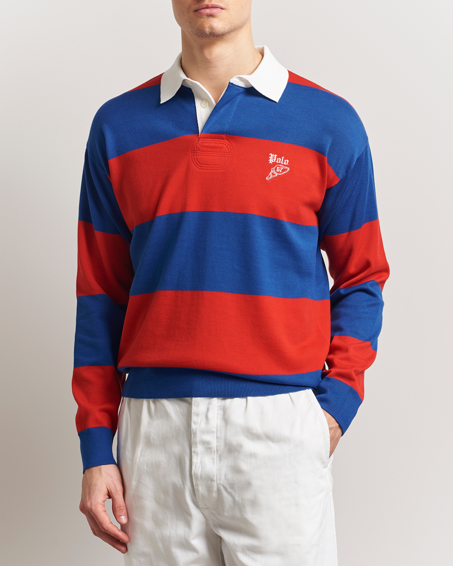 Polo Ralph Lauren Knitted Striped Rugby Blue/Red