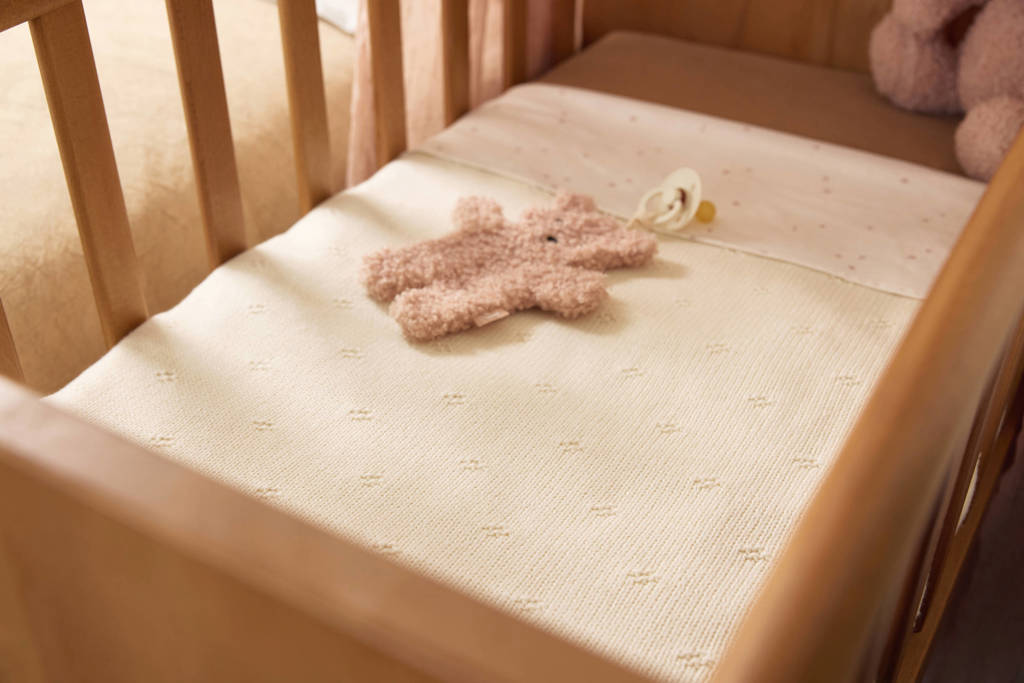 ledikantdeken Cosy Knit - Ivory