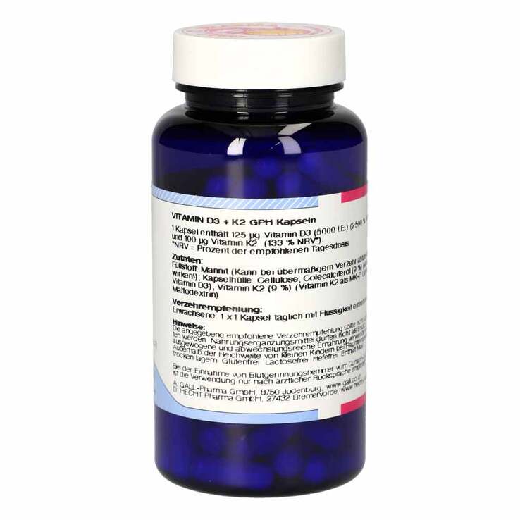 Vitamin D3 + K2 GPH Kapseln, 90 St