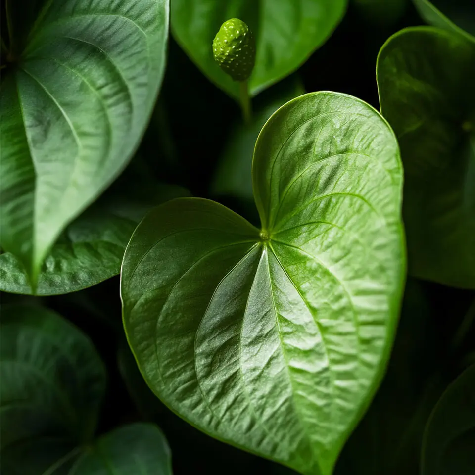 Flamingoplant - Anthurium 'Madural Orange' - Hoogte 55-70cm - ø17cm