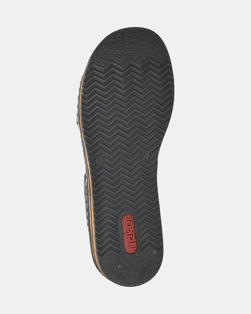 Rieker Slippers  - blauw