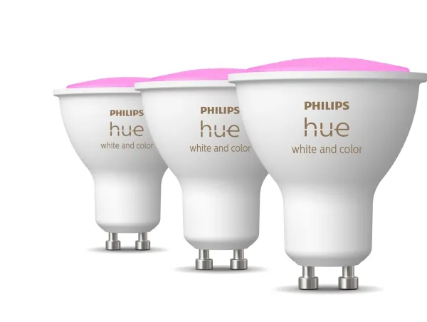 Philips Hue White and Color Ambiance - GU10 pærer - 3-pak