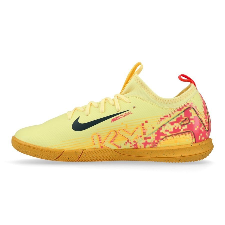 Nike Air Zoom Mercurial Vapor 16 Academy IC Mbappé Personal Edition - Orange/Bleu Enfant