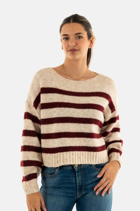 Pull hiver only aya birch syrah melange