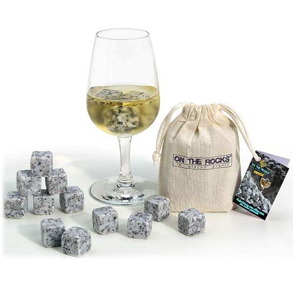 Pierres à whisky en granit clair du Sidobre