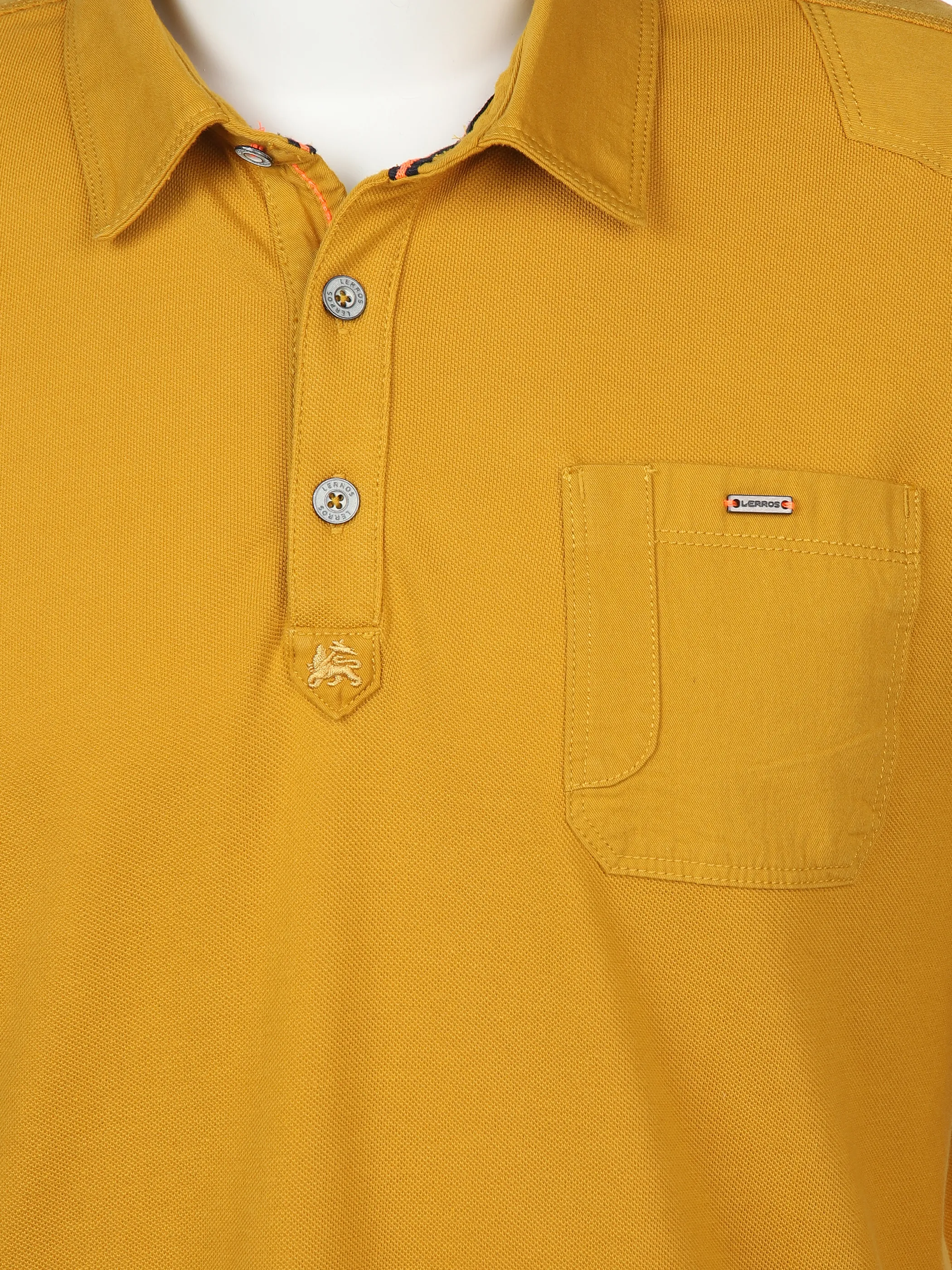 Herren Poloshirt mit langem Arm