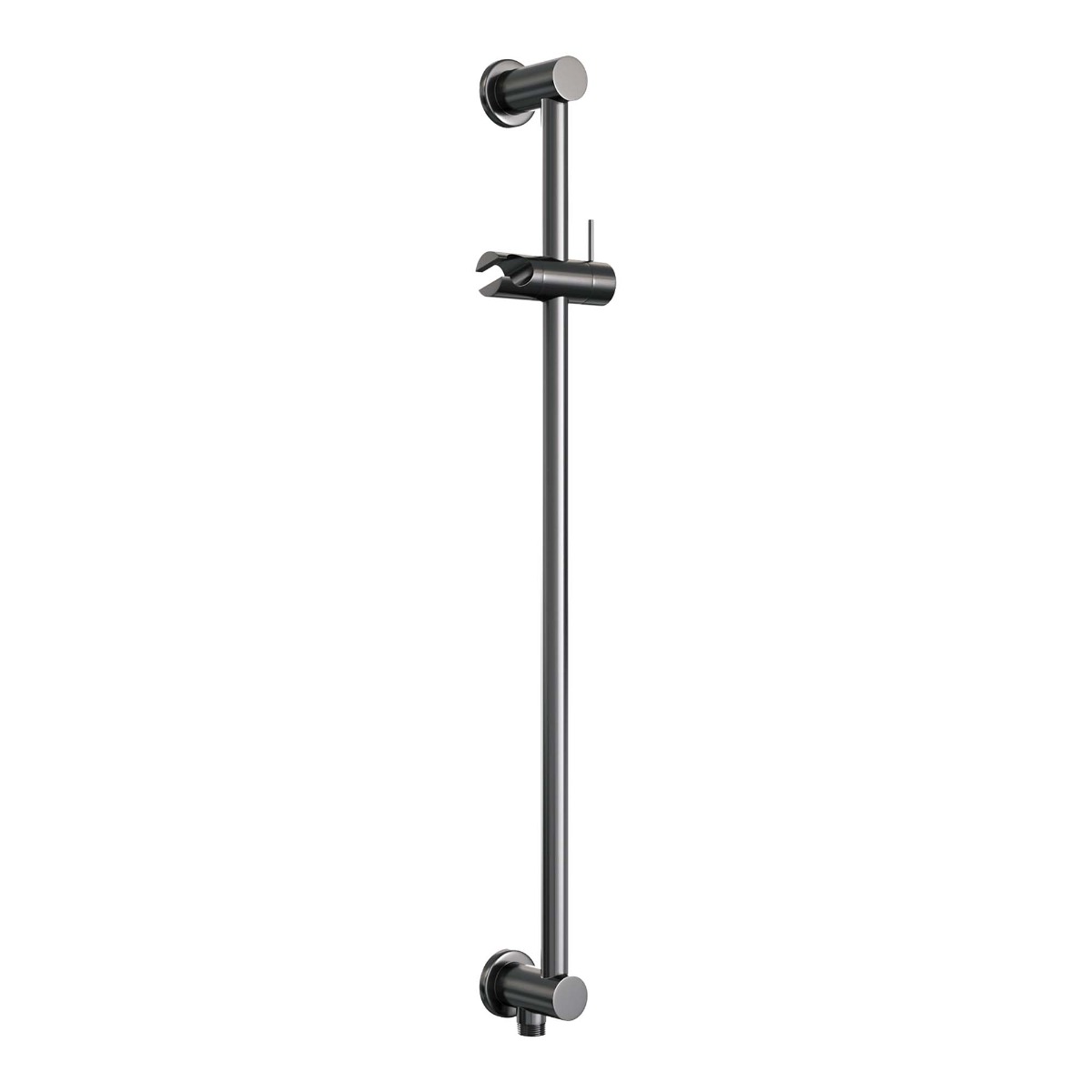 Brauer Gunmetal Carving complete inbouw regendouche set 20 met 30cm douchekop, rechte muurarm, 3 standen handdouche en glijstang gunmetal geborsteld PVD