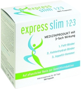 Express Slim 1-2-3 Kapseln mit 3-fach Wirkung, 180 Stück