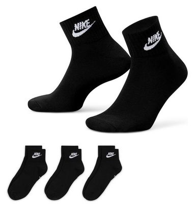 Chaussettes Nike Sportswear Everyday Essential Noir Blanc
