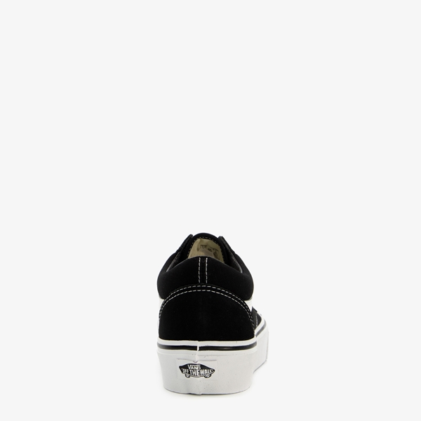 Vans Old Skool Platform dames sneakers zwart/wit