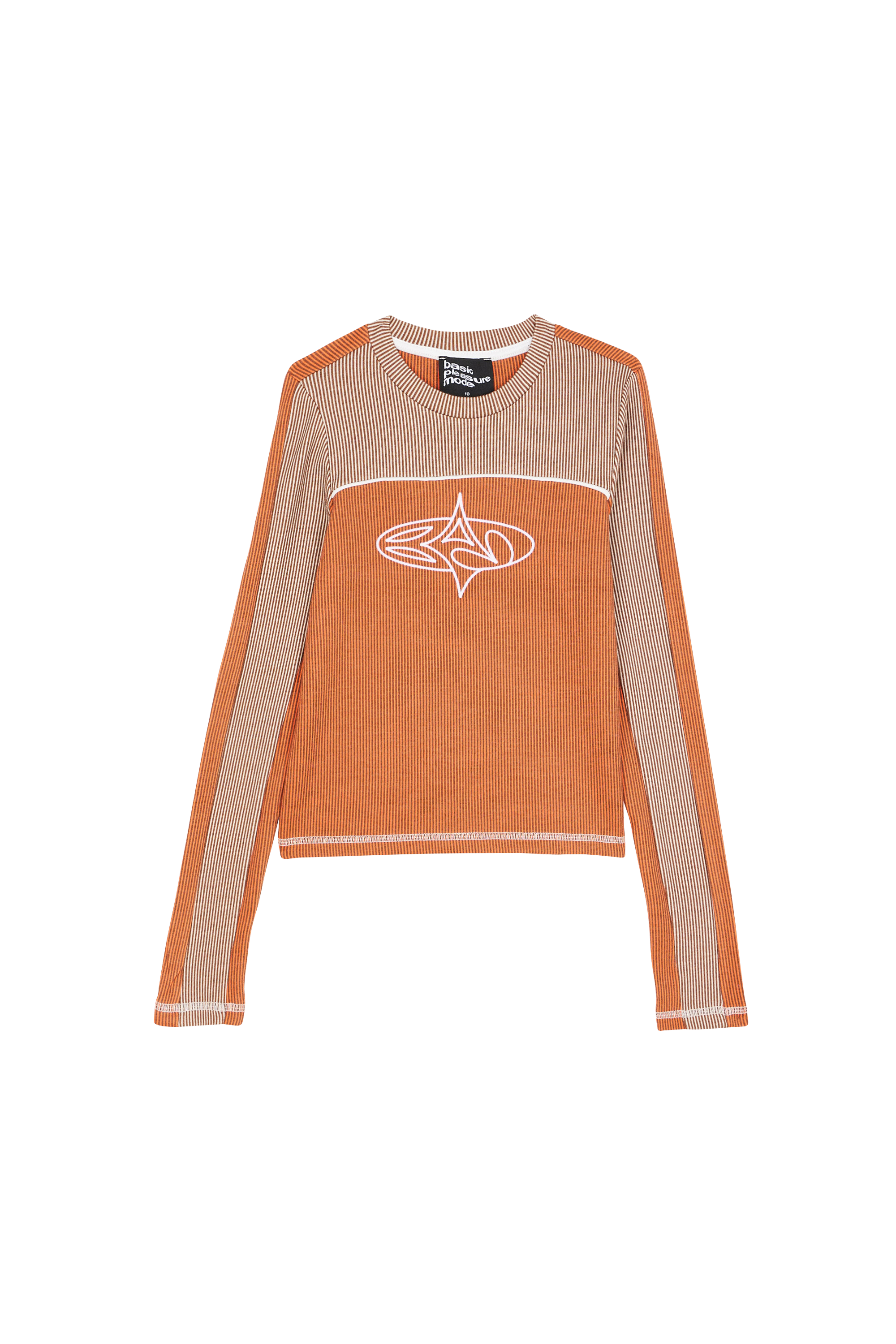 BASIC PLEASURE MODE Top FAWN LONG SLV Marron