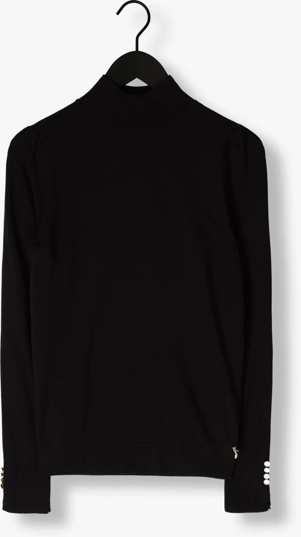 JANSEN AMSTERDAM zwarte jansen amsterdam coltrui fn187 fine knit turtle neck long sleeves