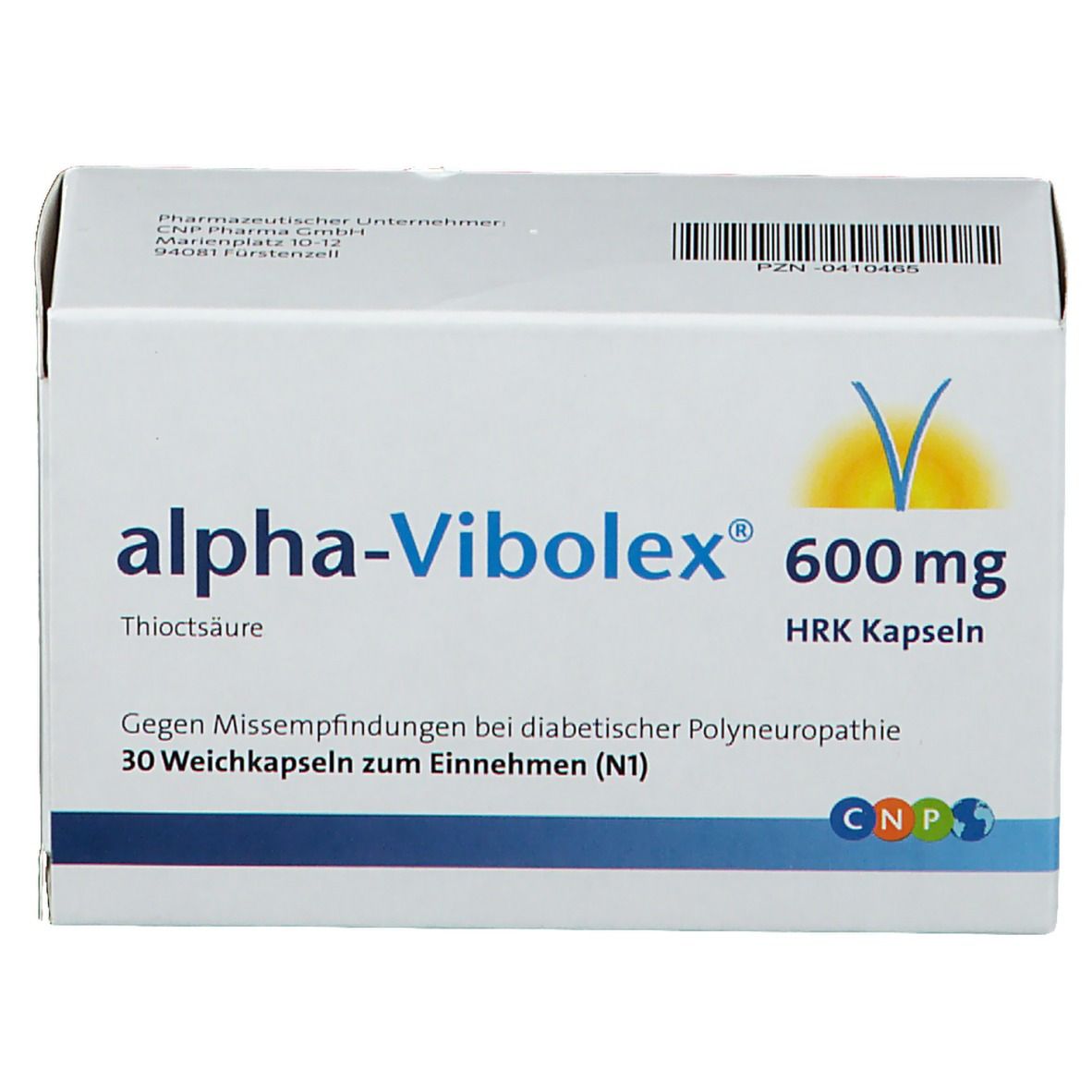 alpha-Vibolex® 600 mg Hrk Kapseln
